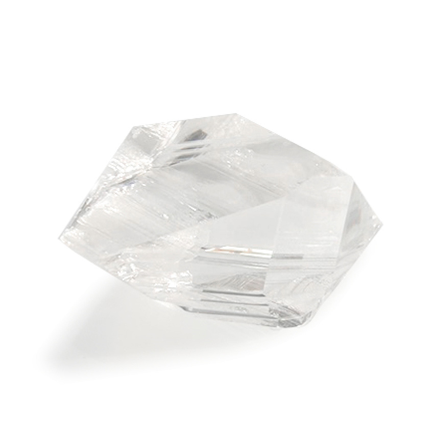 clear piezo electric crystal